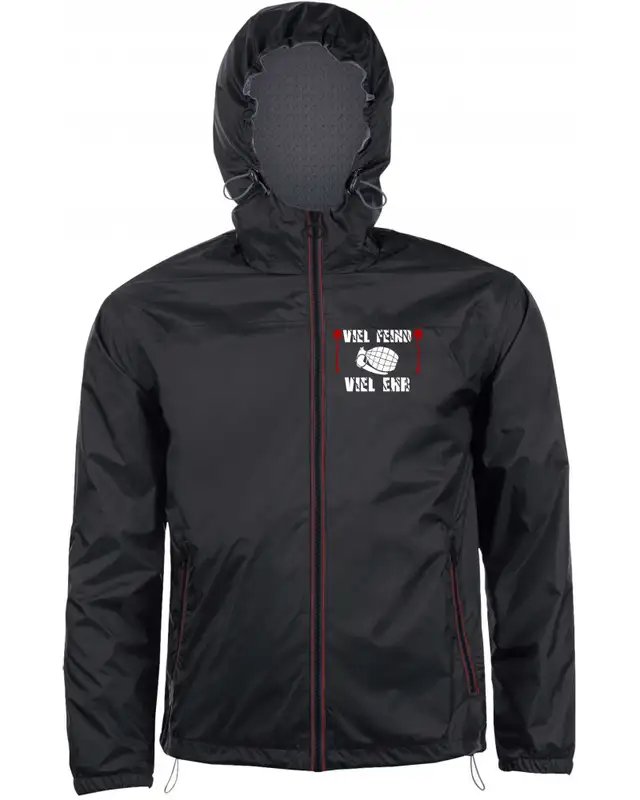 Bestickter Herren Windbreaker (Viel feind viel Ehr)