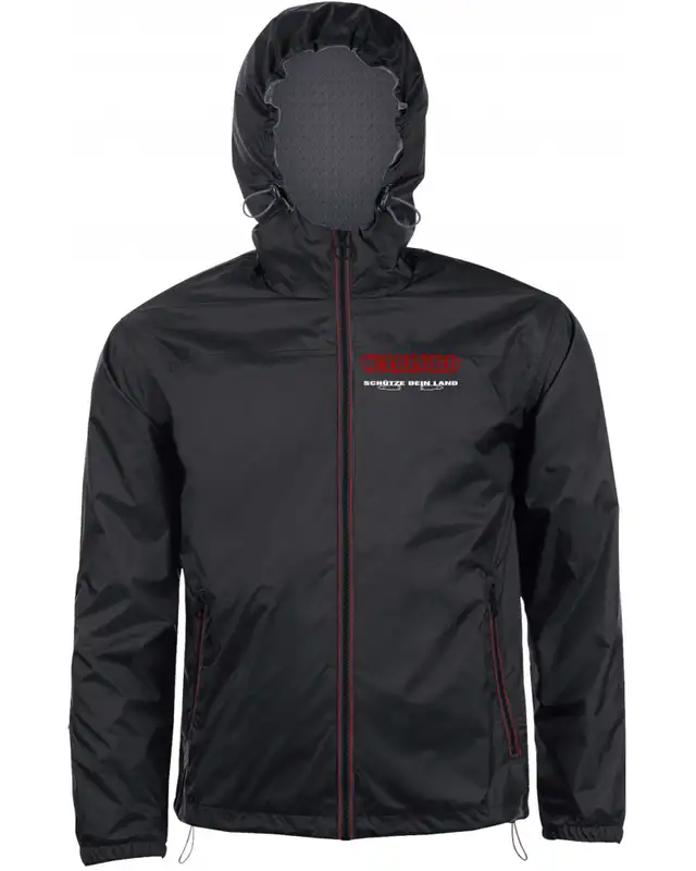 Bestickter Herren Windbreaker (Warlord, schütze dein Land)