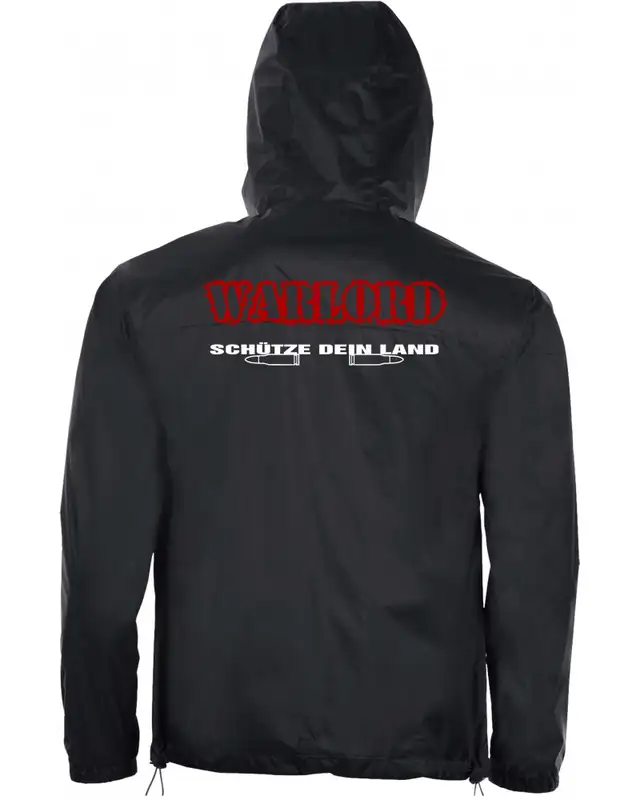 Bestickter Herren Windbreaker (Warlord, schütze dein Land) Bild 2