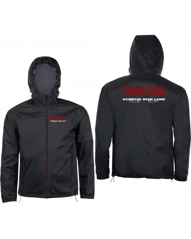 Bestickter Herren Windbreaker (Warlord, schütze dein Land) Bild 3