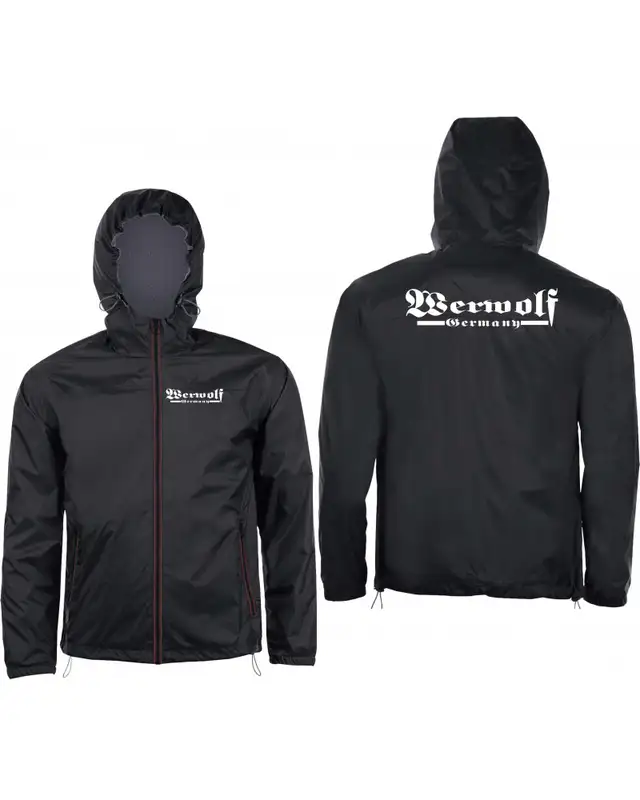 Bestickter Herren Windbreaker (Werwolf Germany ohne Wolf) Bild 3