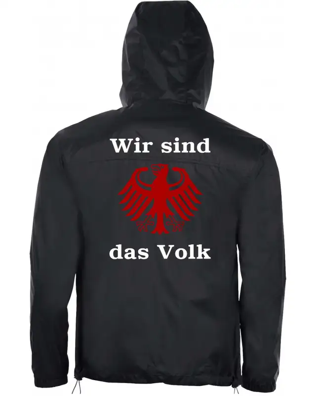 Bestickter Herren Windbreaker (Wir sind das Volk) Bild 2