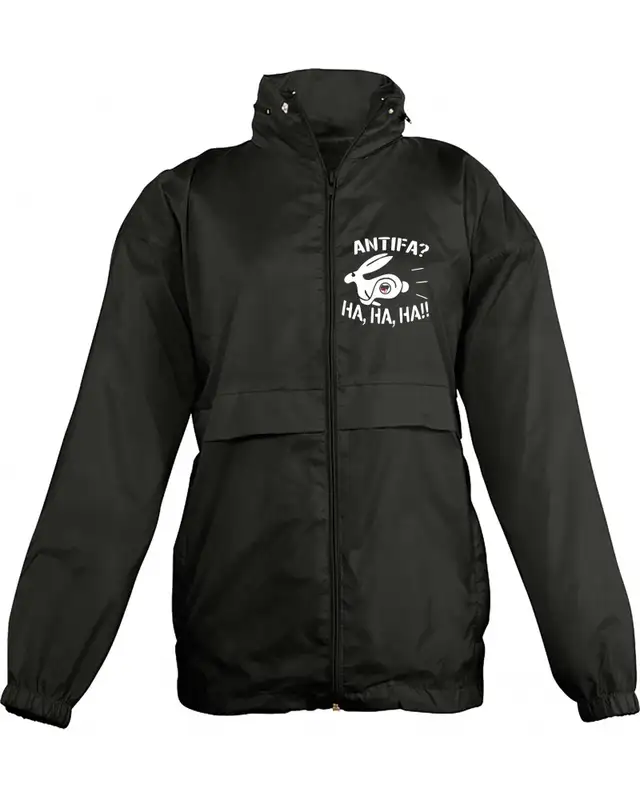 Bestickter Kinder Windbreaker (Antifa, ha ha ha)