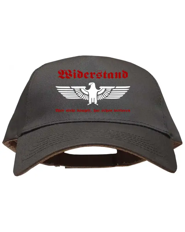 Besticktes Basecap "Standard" (Widerstand, wer nicht kämpft hat verloren)