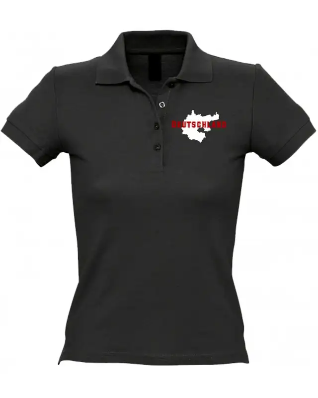 Besticktes Damen Poloshirt (Aus liebe zur Heimat)