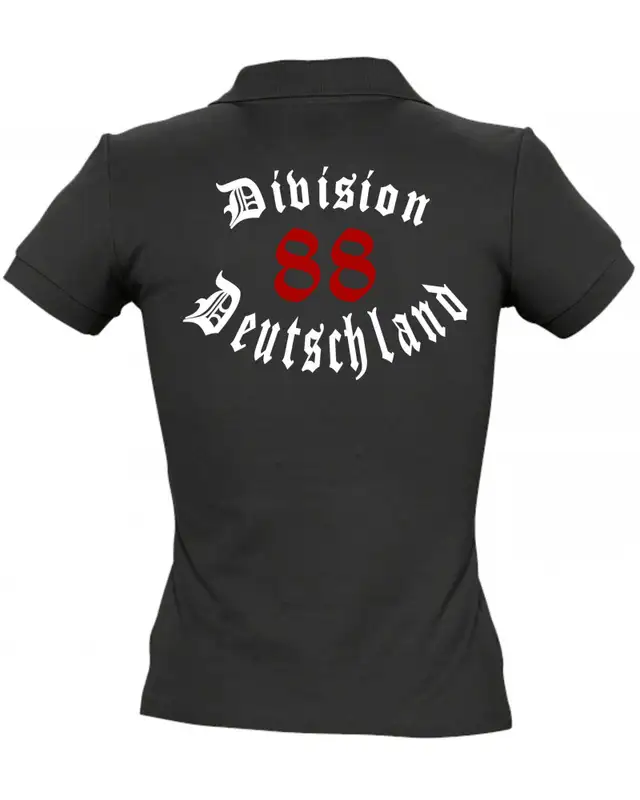 Besticktes Damen Poloshirt (Division 88 Deutschland) Bild 2