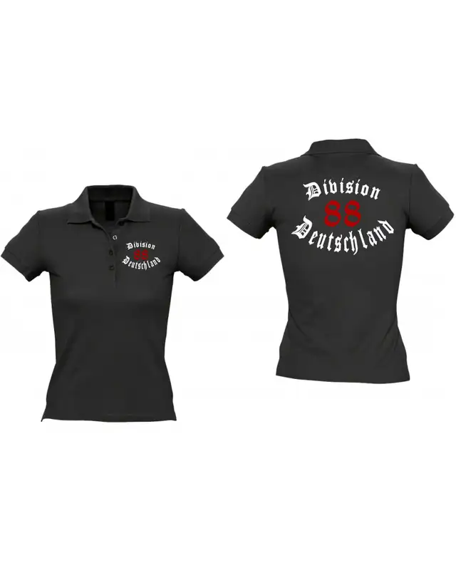 Besticktes Damen Poloshirt (Division 88 Deutschland) Bild 3