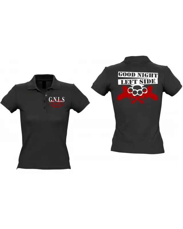 Besticktes Damen Poloshirt (GNLS, Schlagring) Bild 3