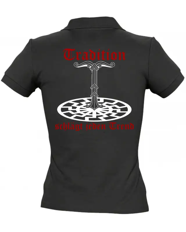 Besticktes Damen Poloshirt (Tradition schlägt jeden Trend) Bild 2