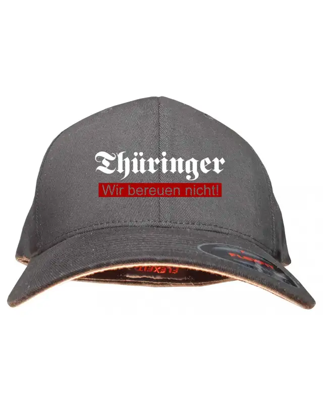 Besticktes Flexfit Basecap "Thor" (Thüringer, wir bereuen nicht)