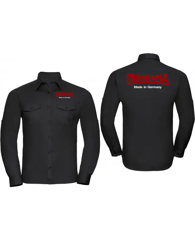 Besticktes Herren langarm Hemd (Consdaple, made in Germany) Bild 3