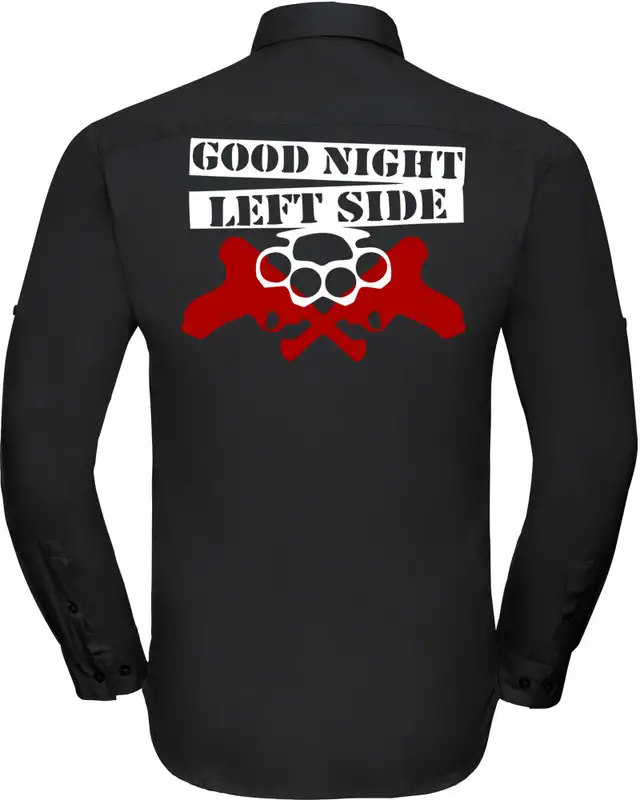 Besticktes Herren langarm Hemd (GNLS, Schlagring) Bild 2