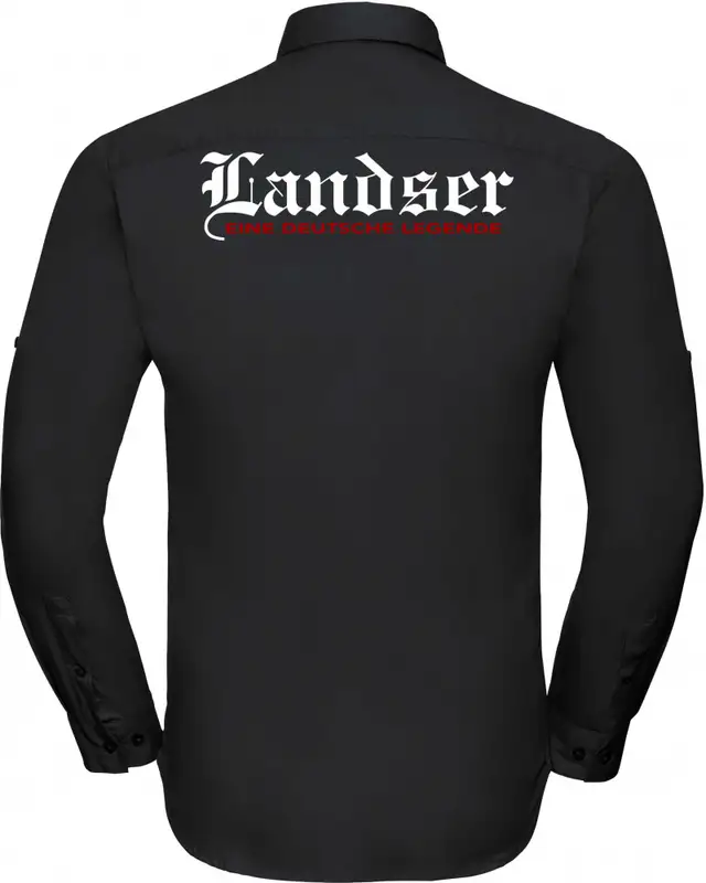 Besticktes Herren langarm Hemd (Landser, eine deutsche legende) Bild 2