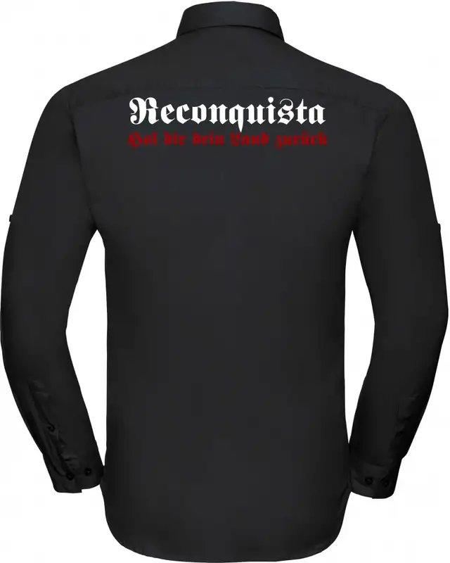 Besticktes Herren langarm Hemd (Reconquista) Bild 2
