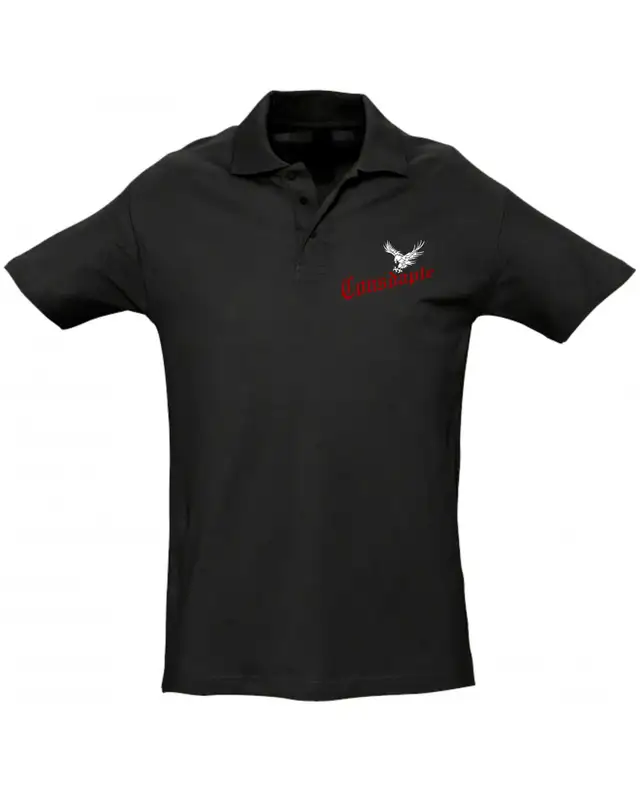 Besticktes Herren Poloshirt (Consdaple, Adler im Flug)