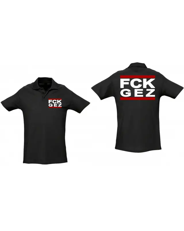Besticktes Herren Poloshirt (FCK GEZ) Bild 3
