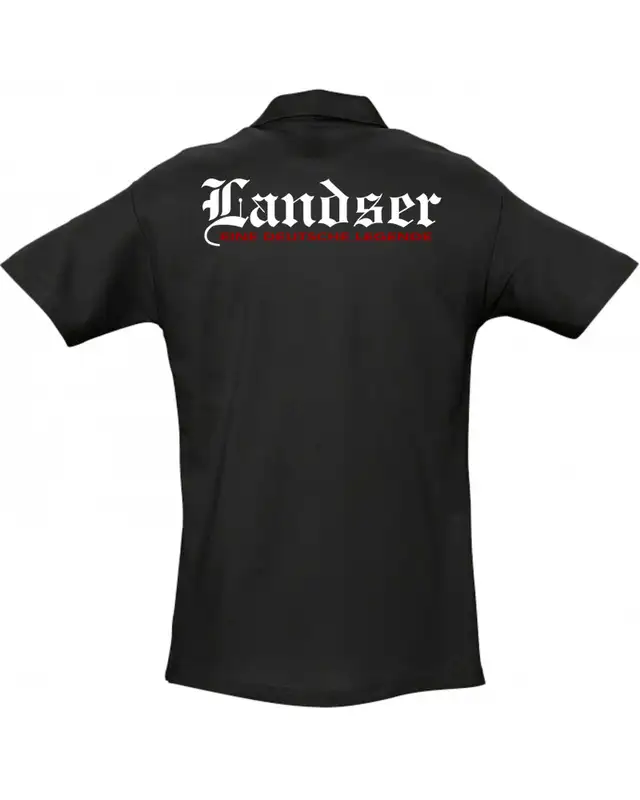 Besticktes Herren Poloshirt (Landser, eine deutsche legende) Bild 2