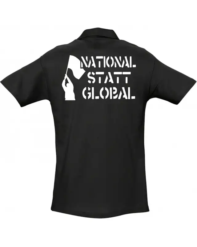 Besticktes Herren Poloshirt (National statt global) Bild 2