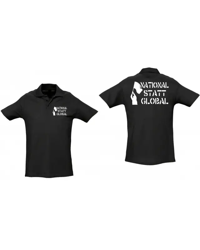 Besticktes Herren Poloshirt (National statt global) Bild 3