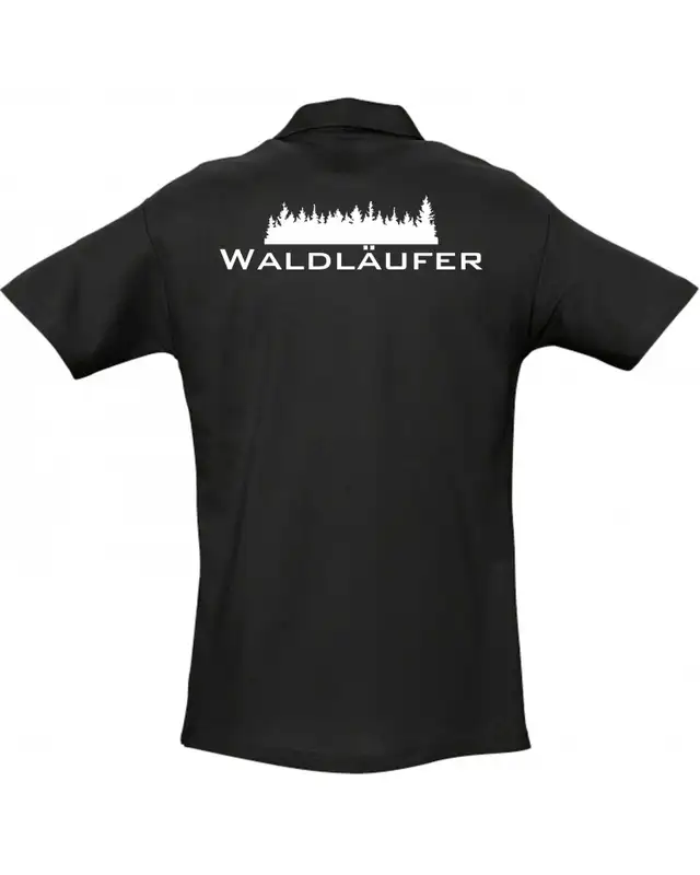 Besticktes Herren Poloshirt (Waldläufer) Bild 2