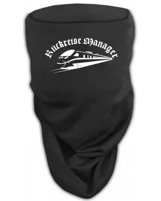 Besticktes Softshell Gesichtstuch (Rückreisemanager)