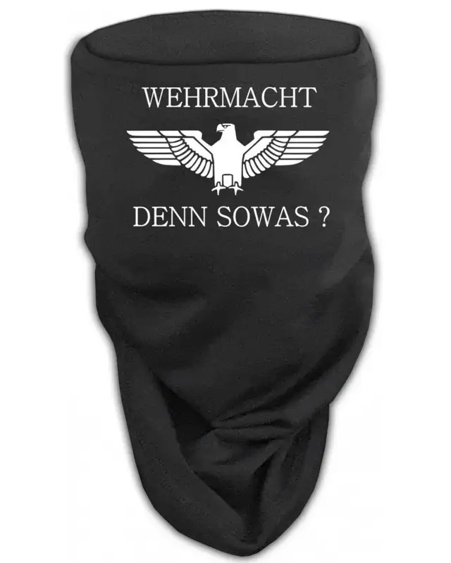 Besticktes Softshell Gesichtstuch (Wehrmacht denn sowas)