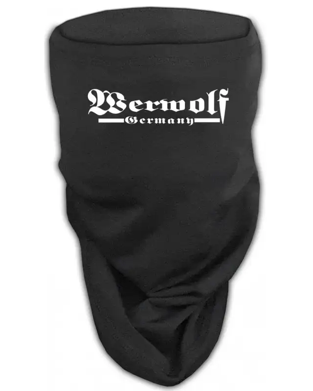 Besticktes Softshell Gesichtstuch (Werwolf Germany ohne Wolf)
