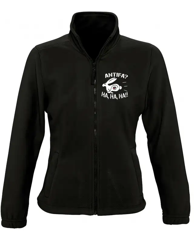 Damen Fleecejacke (Antifa, ha ha ha)