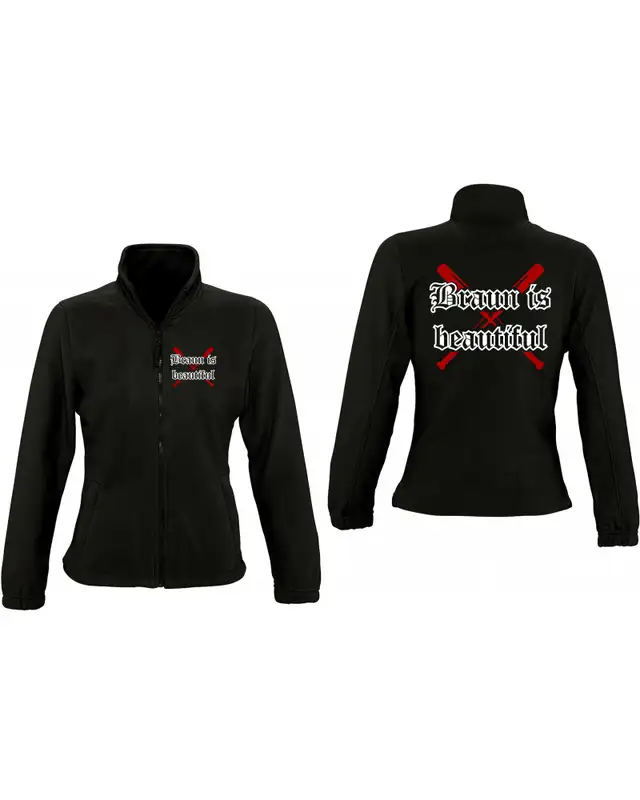 Damen Fleecejacke (Braun is beautiful) Bild 3