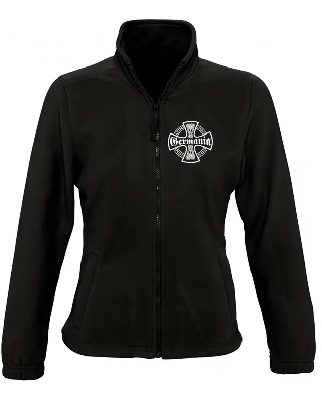Damen Fleecejacke (Germania, Kreuz)