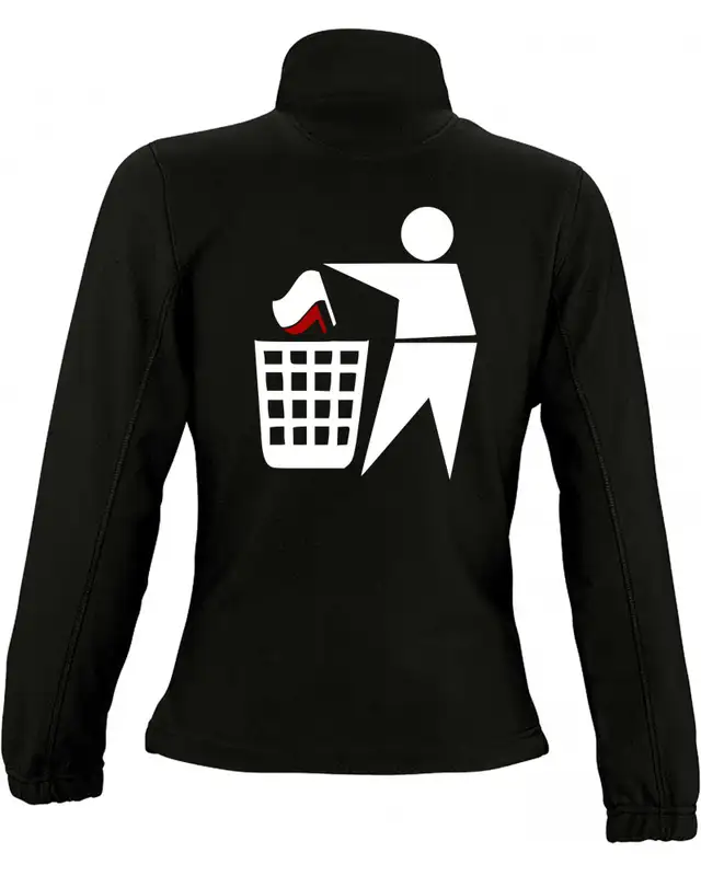 Damen Fleecejacke (Keinen Bock auf Zecken) Bild 2