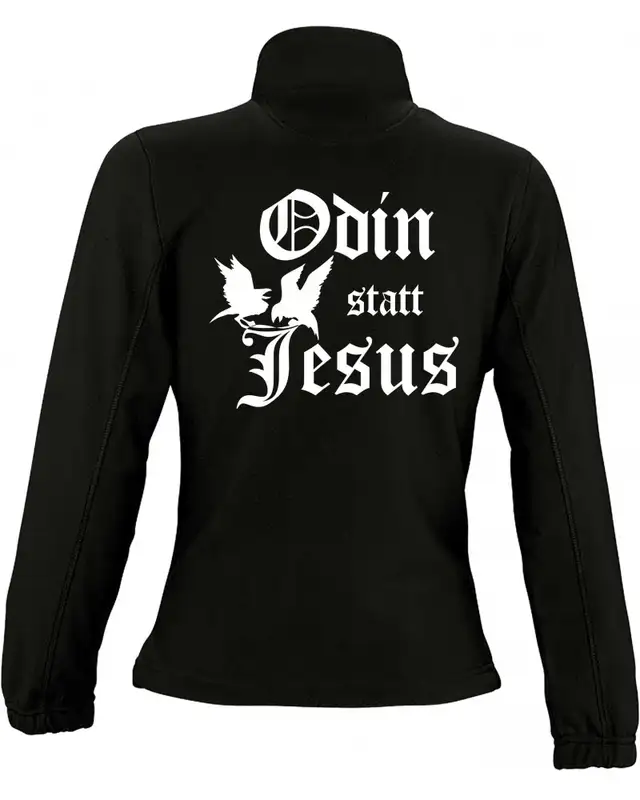 Damen Fleecejacke (Odin statt Jesus) Bild 2