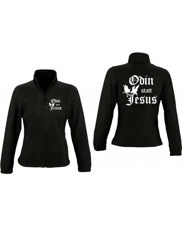 Damen Fleecejacke (Odin statt Jesus) Bild 3