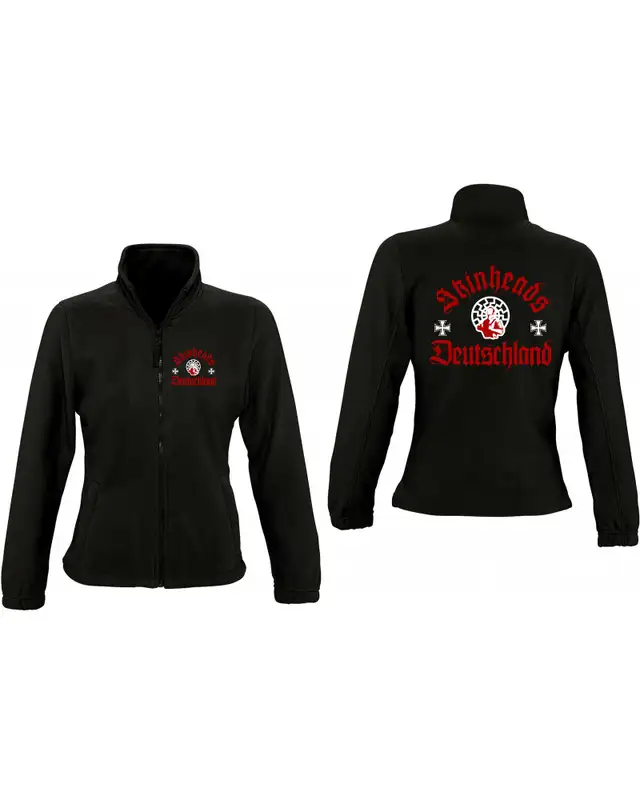 Damen Fleecejacke (Skinheads Deutschland) Bild 3