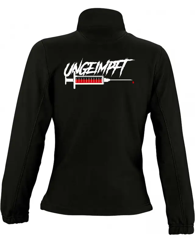 Damen Fleecejacke (Ungeimpft, Spritze) Bild 2