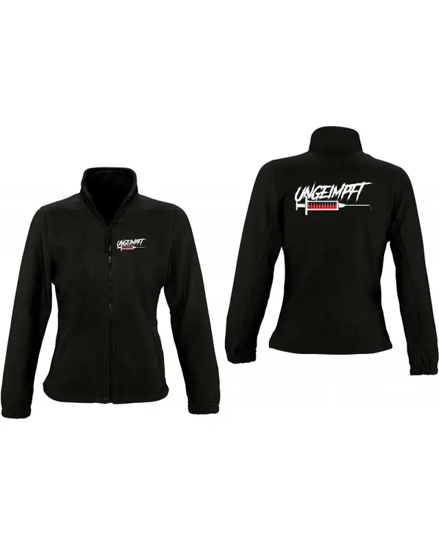 Damen Fleecejacke (Ungeimpft, Spritze) Bild 3