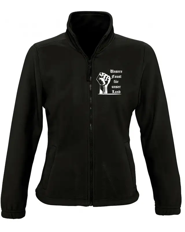 Damen Fleecejacke (Unsere Faust für unser Land)