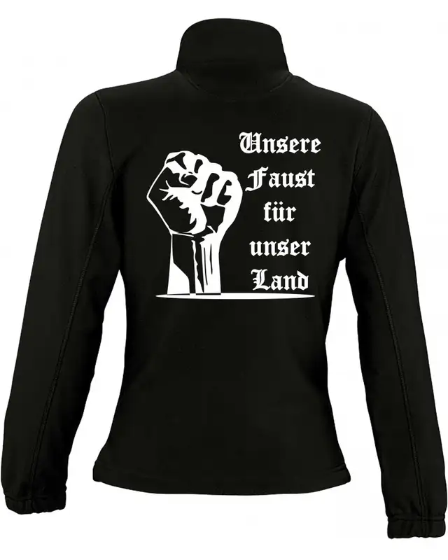 Damen Fleecejacke (Unsere Faust für unser Land) Bild 2