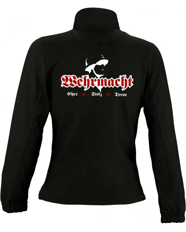 Damen Fleecejacke (Wehrmacht, ehre stolz treue) Bild 2