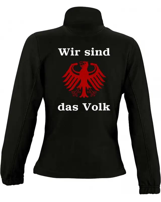 Damen Fleecejacke (Wir sind das Volk) Bild 2
