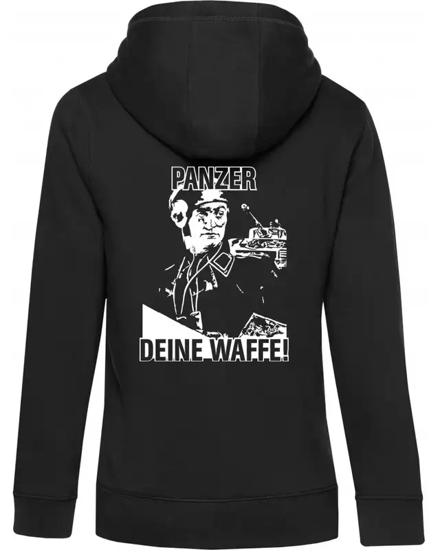 Damen Kapuzen-Jacke (Panzer, deine Waffe!)