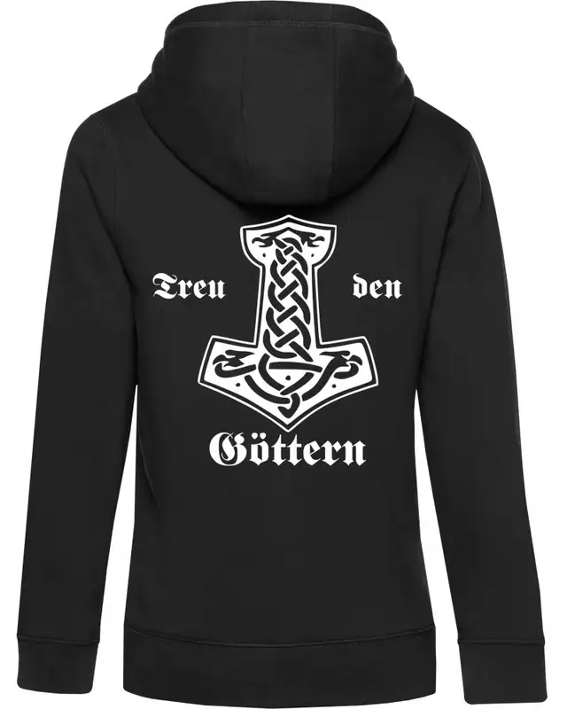 Damen Kapuzen-Jacke (Treu den Göttern)