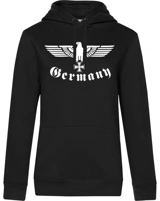 Damen Kapuzen-Pullover (Germany, Adler)