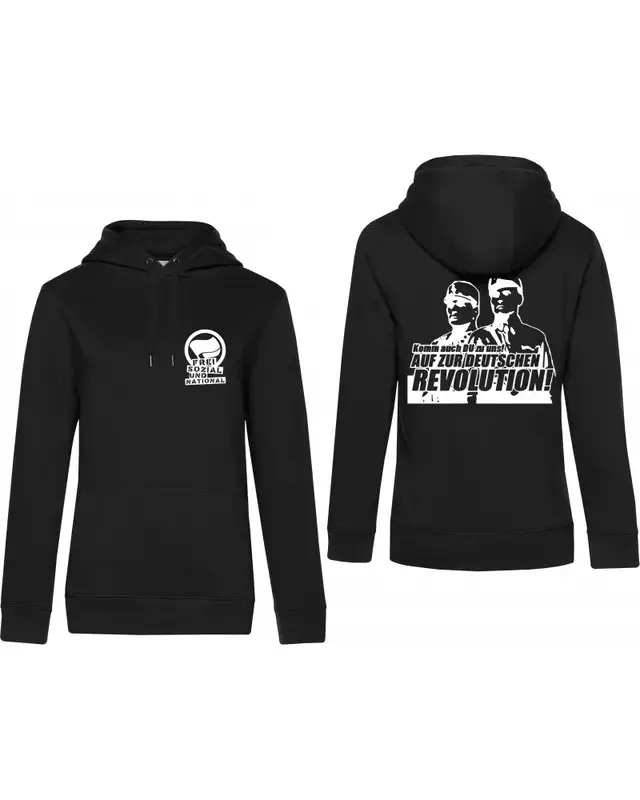 Damen Kapuzen-Pullover (Komm zur Revolution) Bild 3