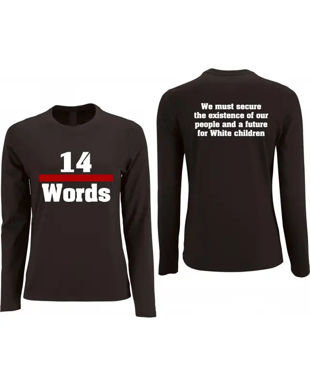 Damen Langarm Shirt (14 Words) Bild 3