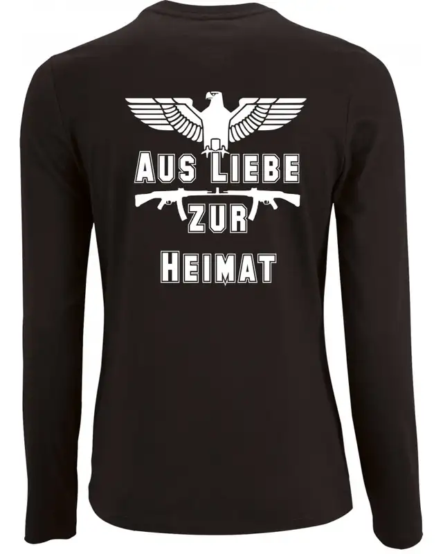 Damen Langarm Shirt (Aus liebe zur Heimat) Bild 2