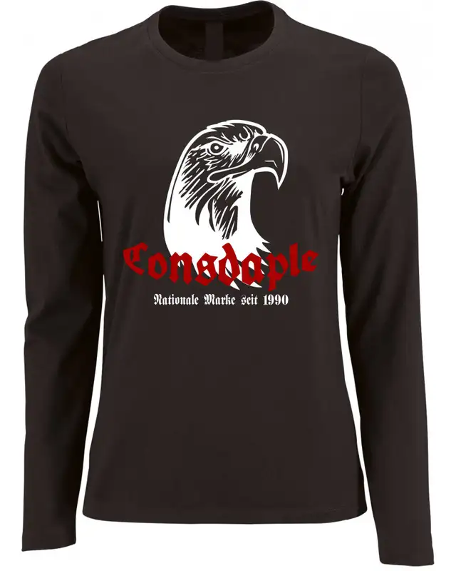 Damen Langarm Shirt (Consdaple, Adlerkopf 1990)