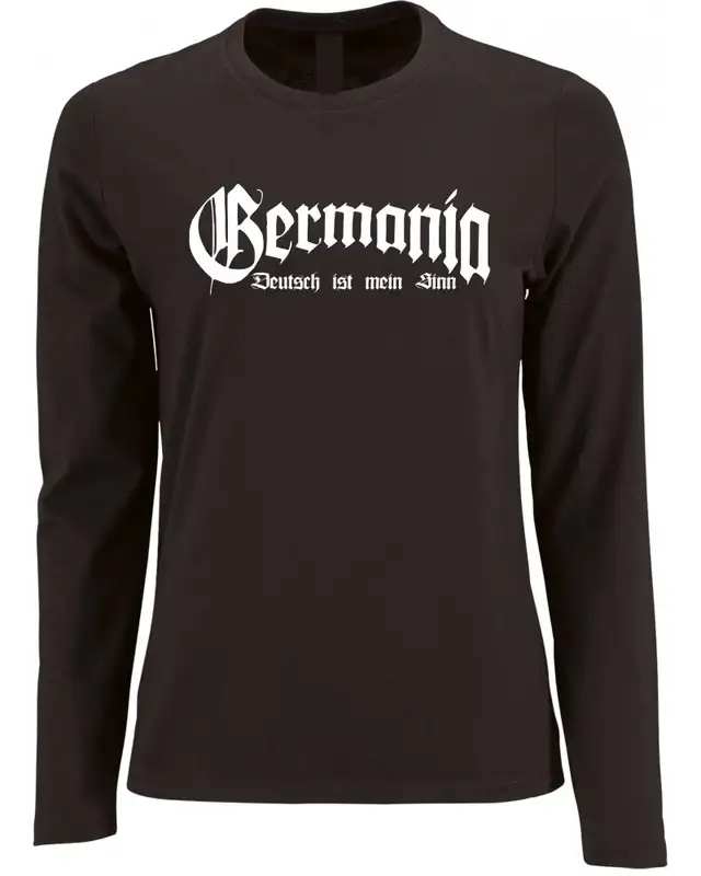 Damen Langarm Shirt (Germania, Deutsch ist mein Sinn)