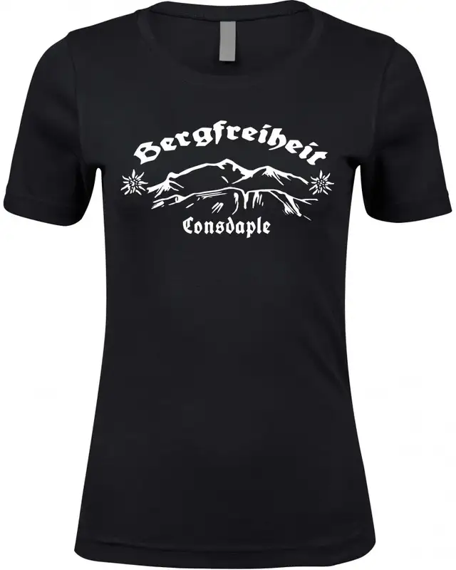 Damen Premium T-Shirt (Consdaple, Bergfreiheit)