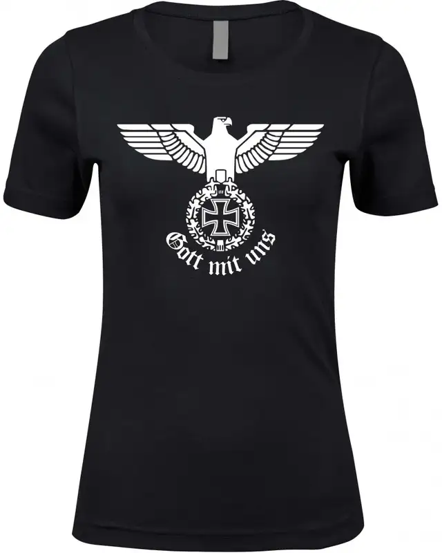 Damen Premium T-Shirt (Gott mit uns)